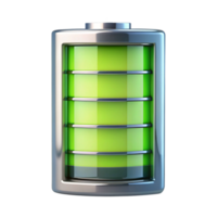 3d Full Battery Icon - Green png