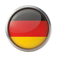 3d Deutschland Flagge Symbol im kreisförmig gestalten zum verwenden im International Kontexte und Medien Projekte png