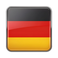 Glossy German Flag Icon for Web Design and Branding png