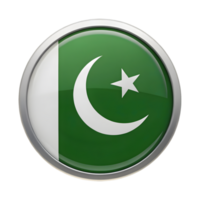 3D Icon of Pakistan Flag in Circular Shape for Various Design Applications and Creative Projects png
