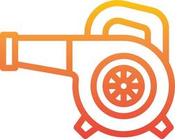 A blow dryer icon on a white background vector