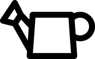 A watering can icon on a white background vector
