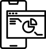 Mobile app development icon vector