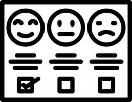 A black and white image of four emoticions vector