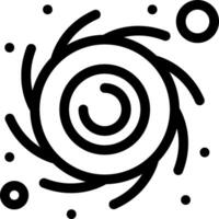 A black and white image of a spiral vector