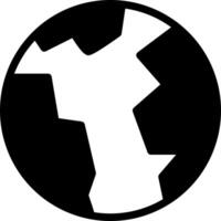 A black and white logo of a person with a broken heart vector