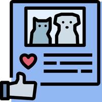 A hand holding a mouse and a cat on a computer screen vector