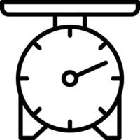 A black and white illustration of a scale vector