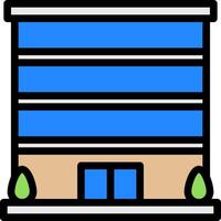 Office building icon vector