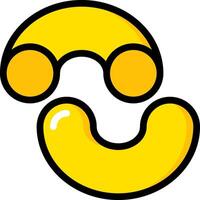 A yellow phone with two hands vector