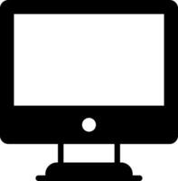 Computer monitor icon vector