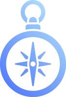 A compass icon on a white background vector