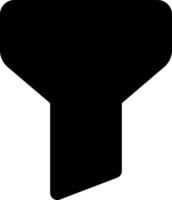A black and white silhouette of a triangle vector
