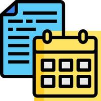 Calendar illustration design vector