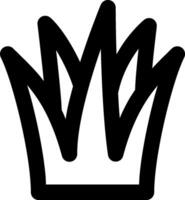 A crown icon on a white background vector