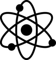 An atom symbol on a white background vector