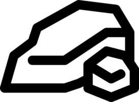 A black and white icon of a box with a check mark vector