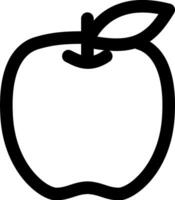 An apple icon on a white background vector