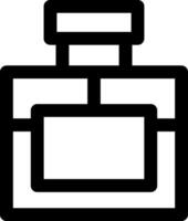 A perfume bottle icon on a white background vector