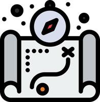 A robot is sitting on a table with a compass vector