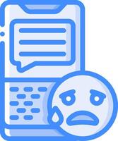 Cell phone icon vector