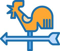 A weathervane with an arrow pointing to the right vector
