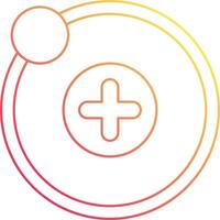 The icon for the plus sign vector