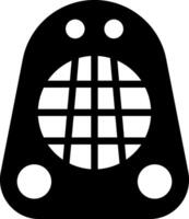 A black and white image of a grill vector