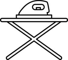 Ironing board icon vector