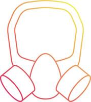 A gas mask icon on a white background vector
