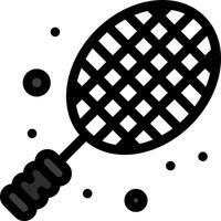Badminton racket icon vector