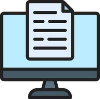 Document illustration design vector