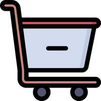 Shopping cart icon illustration vector