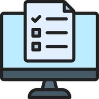 Checklist illustration design vector