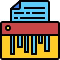A keyboard with a sheet of paper on top vector