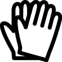 Gloves icon on white background vector