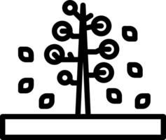 A tree with leaves on it and a sign that says tree vector