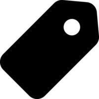 A black tag with a hole in it vector