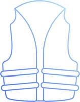Life jacket icon vector
