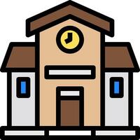 School building clipart vector