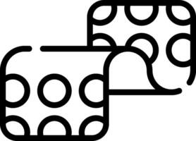 A black and white image of a toilet roll vector