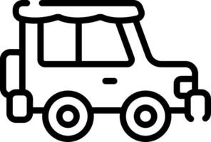 A black and white image of a truck vector