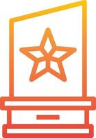A star icon on a white background vector