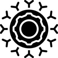 A black and white image of a wheel with a circle vector