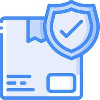 A shield and a check mark on a document vector
