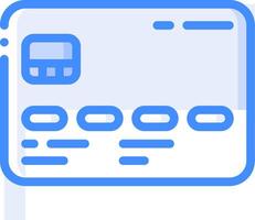 A credit card icon on a white background vector