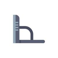 Try square measuring tool icon depicting carpentry and construction vector