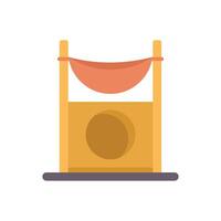 Cat playground with hammock providing entertainment for your feline friend vector