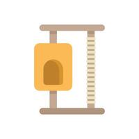 Modern cat tree providing fun and relaxation for feline friends vector