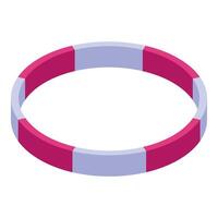 Bicolor rubber bracelet creating a stylish and vibrant accessory vector